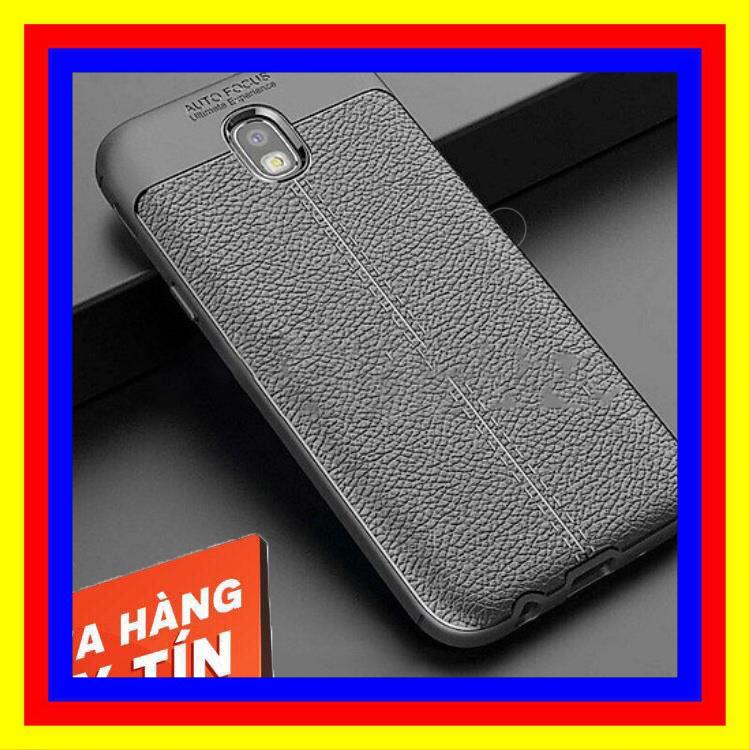Ốp lưng dẻo vân da auto focus cho samsung j7 prime j7 pro
