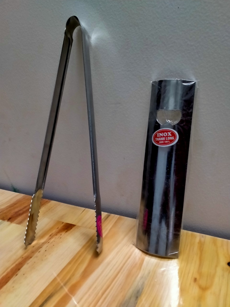 COMBO 2 DỤNG CỤ ĐẬP ĐÁ VÀ GẮP ĐÁ INOX