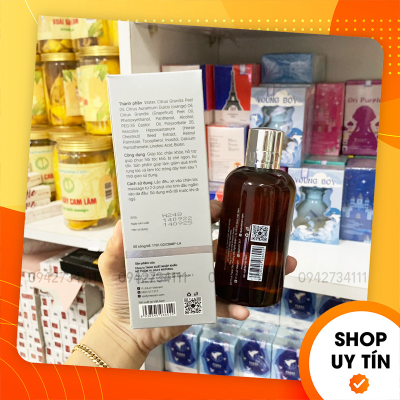 [Chính hãng] Combo dưỡng tóc - kích mọc tóc Vijully (Dầu gội + Dầu xả dừa + Tinh dầu bưởi) Vi Jully Cosmetics