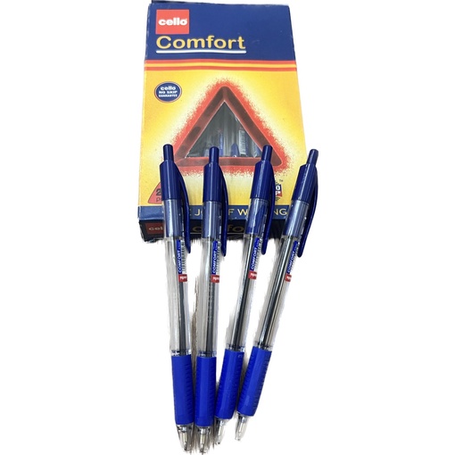 Bút bi bấm Cello Comfort 0,7mm ( hộp 20 chiếc)