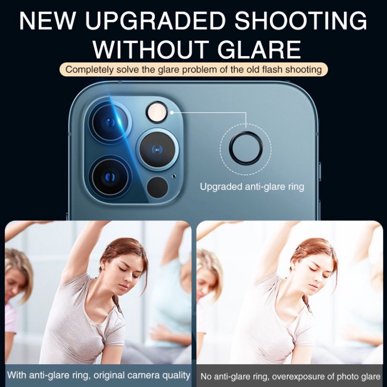 Kính cường lực IPhone bảo vệ camera sau cho IPhone 13 14 Pro Max