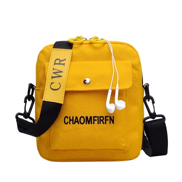 TÚI ĐEO CHÉO - CHAOMFIRFN nắp đậy