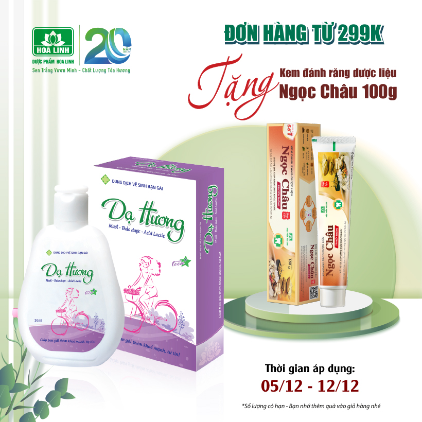 Dung dịch vệ sinh phụ nữ Dạ Hương Bạn Gái Dạ Hương Teen+ 100ml