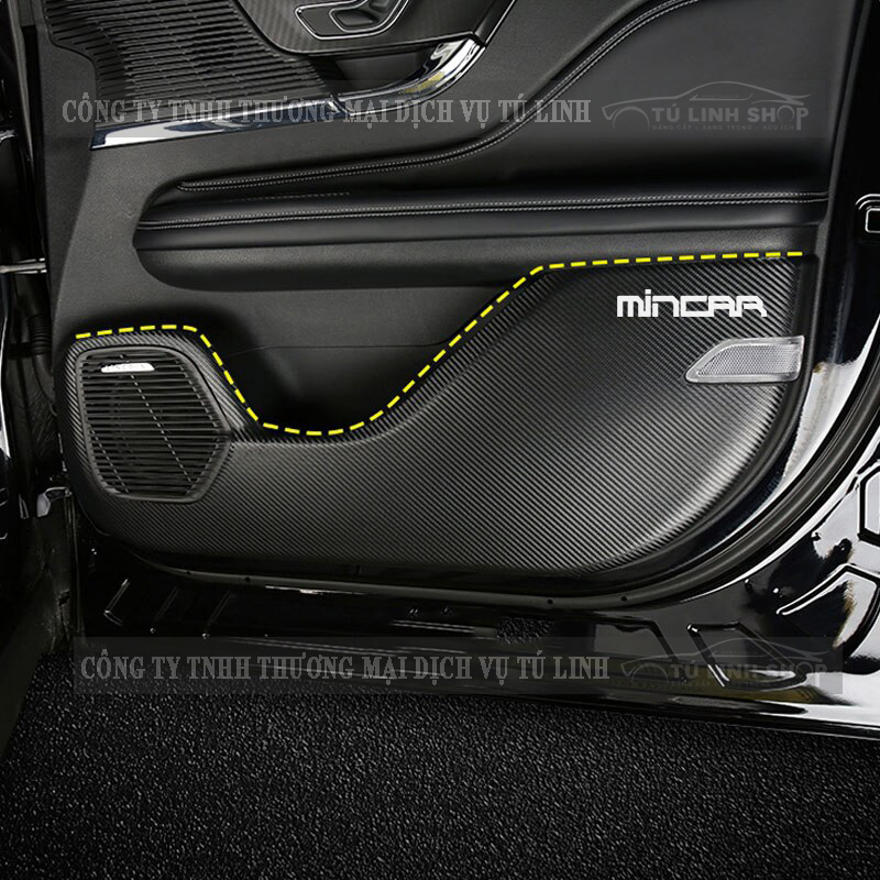 Bộ 4 Tấm dán Tapli xe Suzuki XL7, Ertiga, Swift chính hãng MINCAR, chống xước tapi cửa ô tô bằng Carbon Air Fiber cao cấp