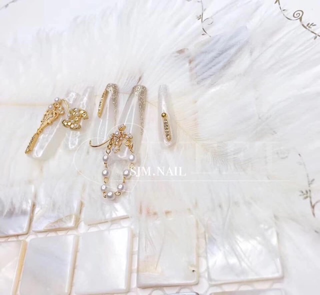 Lông vũ chụp ảnh Phụ kiện Nail (1 chiếc)