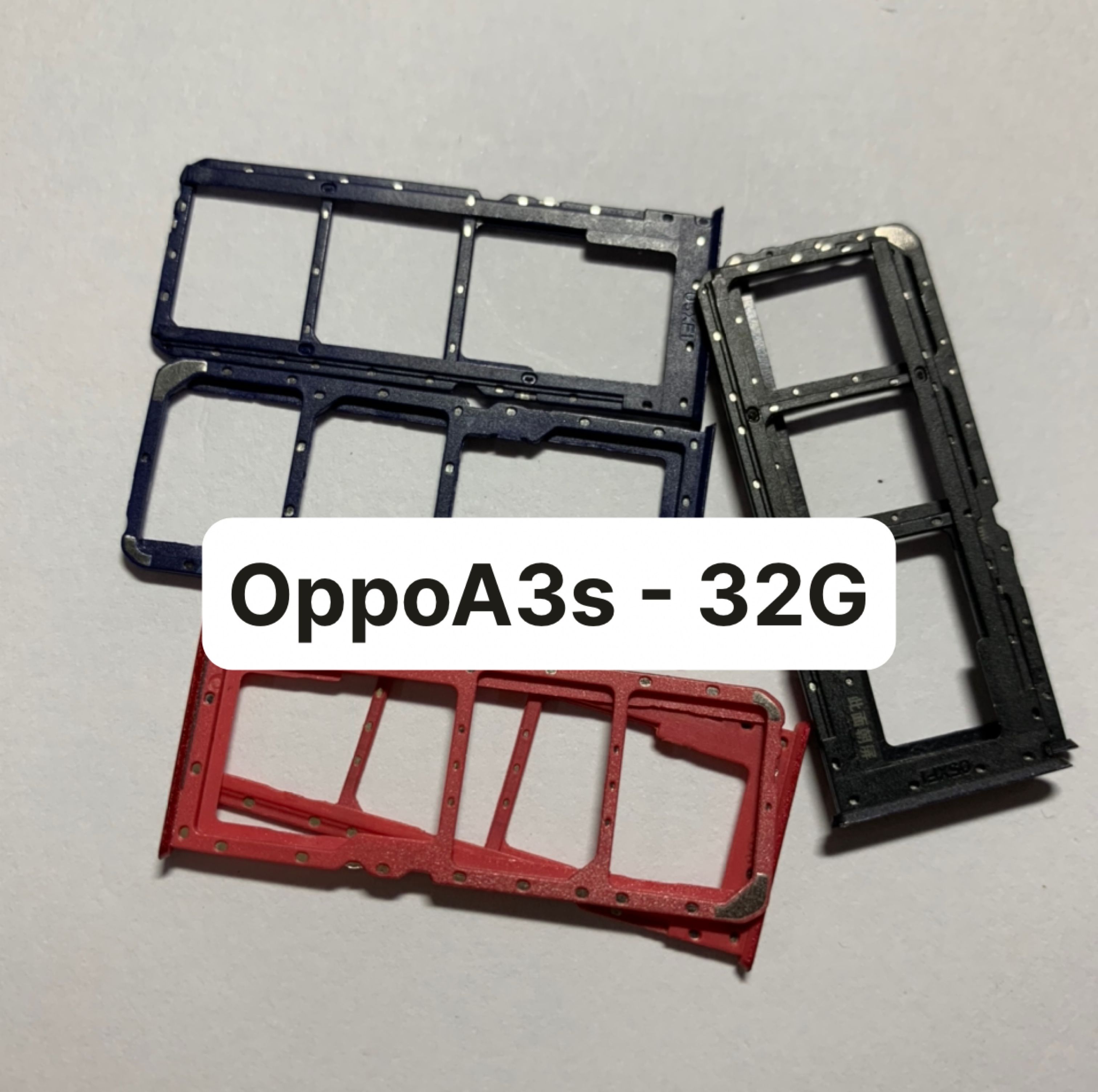 Khay sim điện thoại oppo A3s 32G ( bản lỗ chọc sim trên)