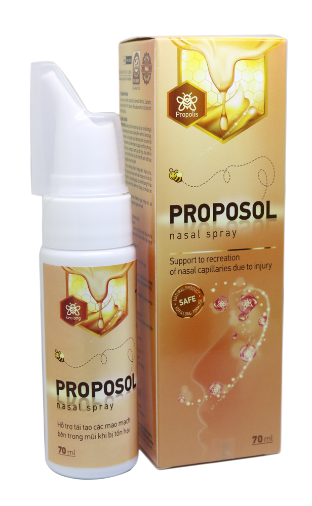 DUNG DỊCH XỊT RỬA MŨI KEO ONG PROPOSOL chai 70ml