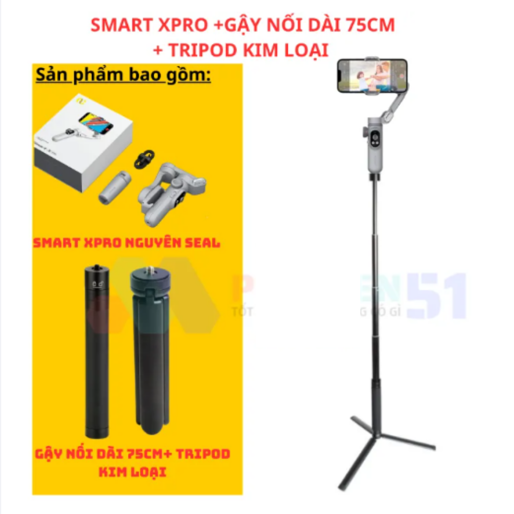 Smart X Pro gimbal anti-vibration handle gymbal support video shooting, professional photography