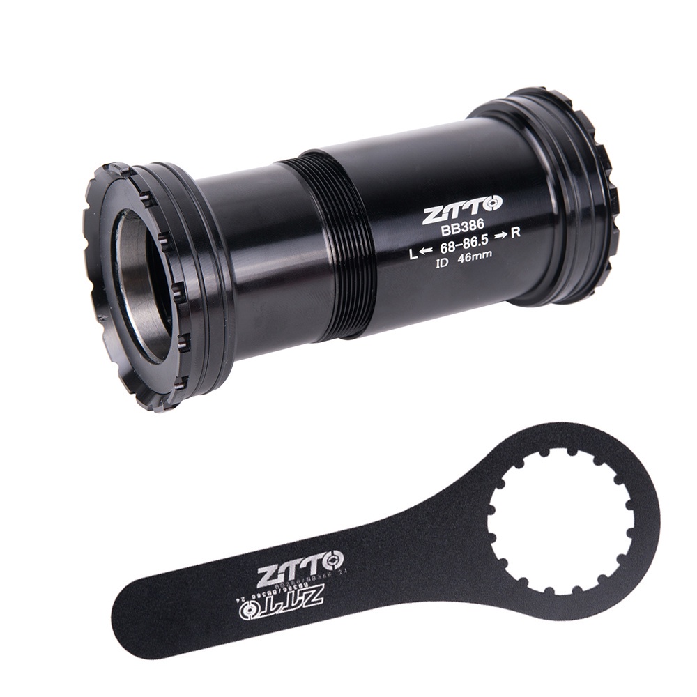 Ztto vòng bi trục bánh xe đạp bb386 30mm trục 46mm bb 30