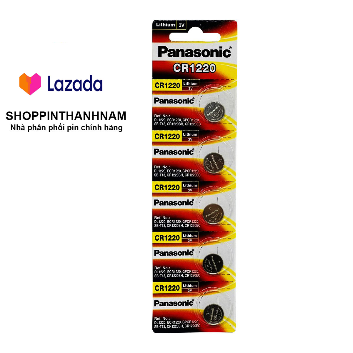1 viên pin CR1220 Panasonic chính hãng