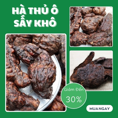 [HOT] Hà thủ ô đỏ (đã chế) 1kg - Thảo Dược Tấn Phát - Hàng sạch cao cấp đã qua sơ chế