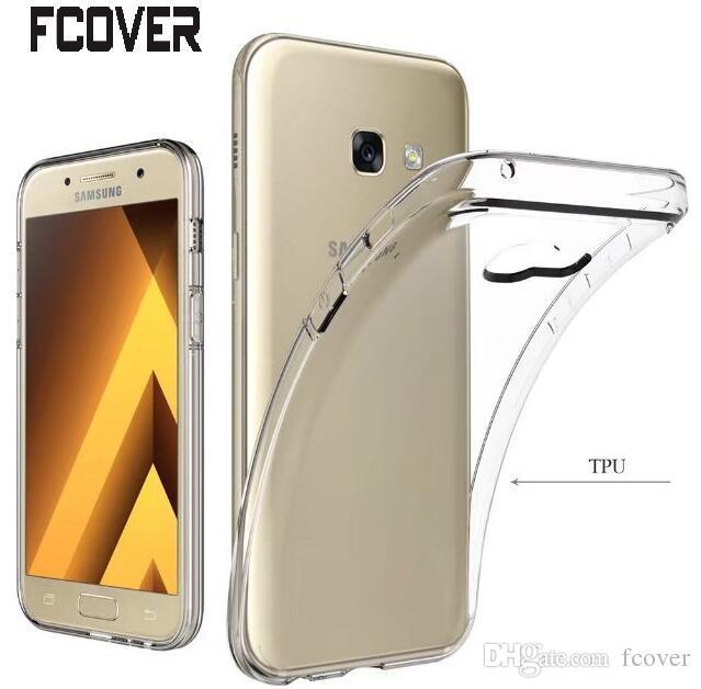 Ốp Silicon cho Samsung Galaxy A7 2017  Trong suốt (Loại A+ chống ố vàng)