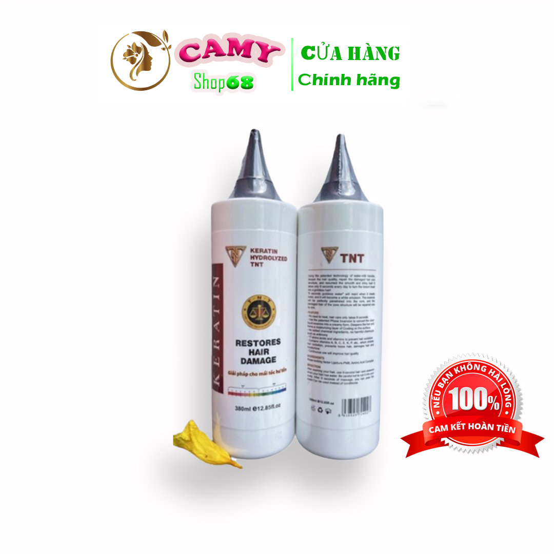 [FreeShip Max] Hấp Thủy Phân Siêu Phục Hồi Tóc Keratin TNT 380ML  [Hàng Chính Hãng] (Keratin TNT) Camy shop68