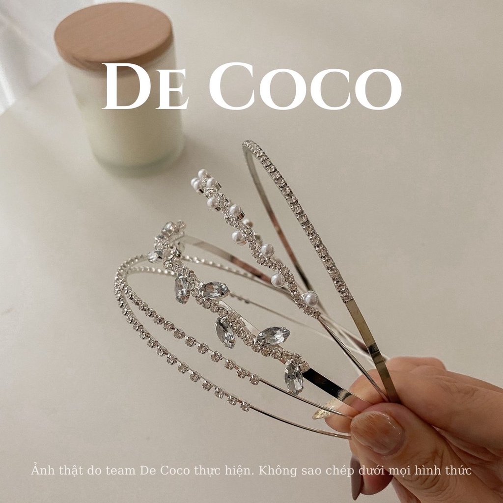 Bờm đính đá, băng đô đá lấp lánh Sparkle De Coco
