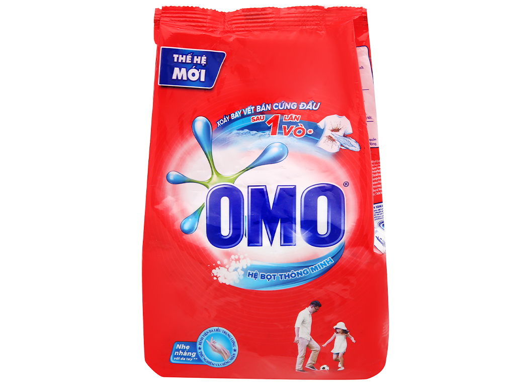 Bột giặt OMO hệ bọt thông minh 380g