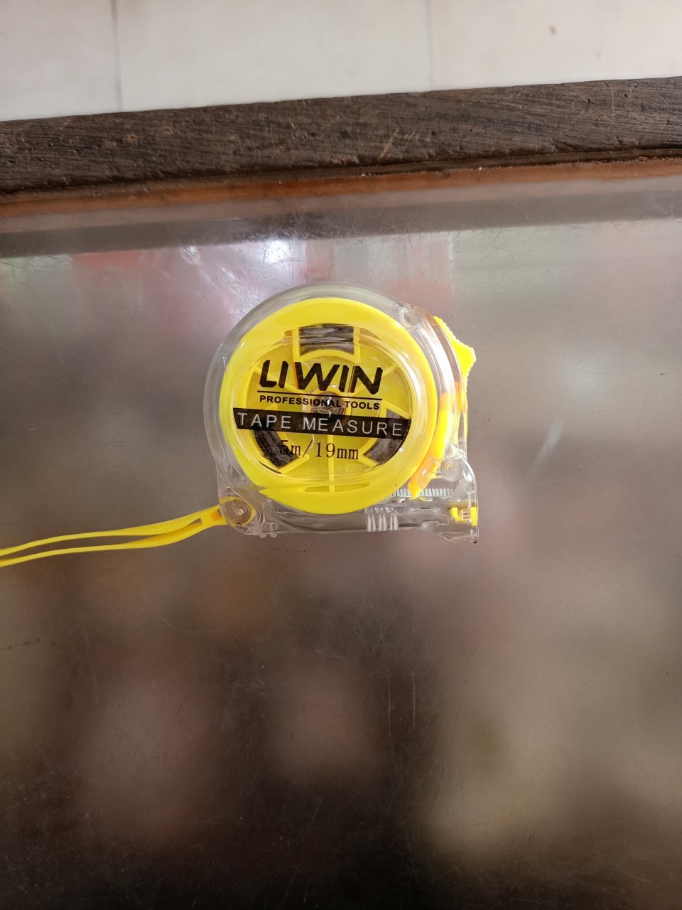 THƯỚC KÉO NHỰA TRONG LIWIN 5M (SỐ - LỖ BAN - 2 MẶT)