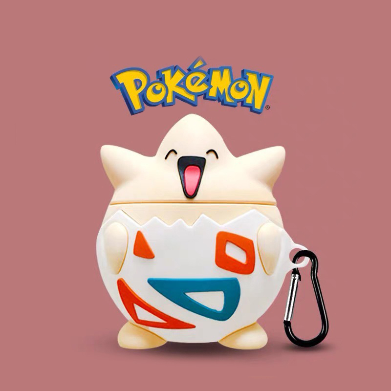 Ốp tai nghe không dây Airpods 1/2/PRO Togepi pokemon siêu đáng yêu