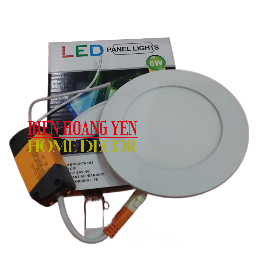 Đèn Led Âm Trần 6w siêu mỏng KHOÉT LỖ 100mm dễ lắp đặt