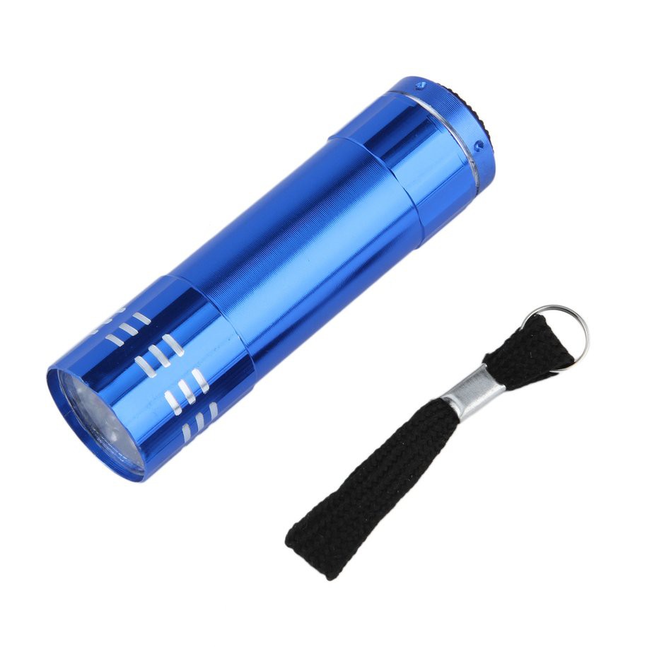 [HCM]Đèn pin LED mini 9 bóng siêu sáng bằng nhôm