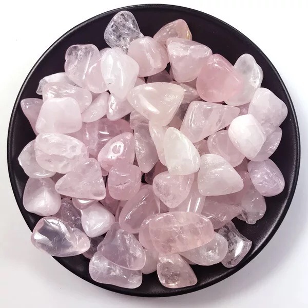 [HCM][Đá Tự Nhiên 100%] Đá thạch anh vụn màu hồng trang trí (500g)