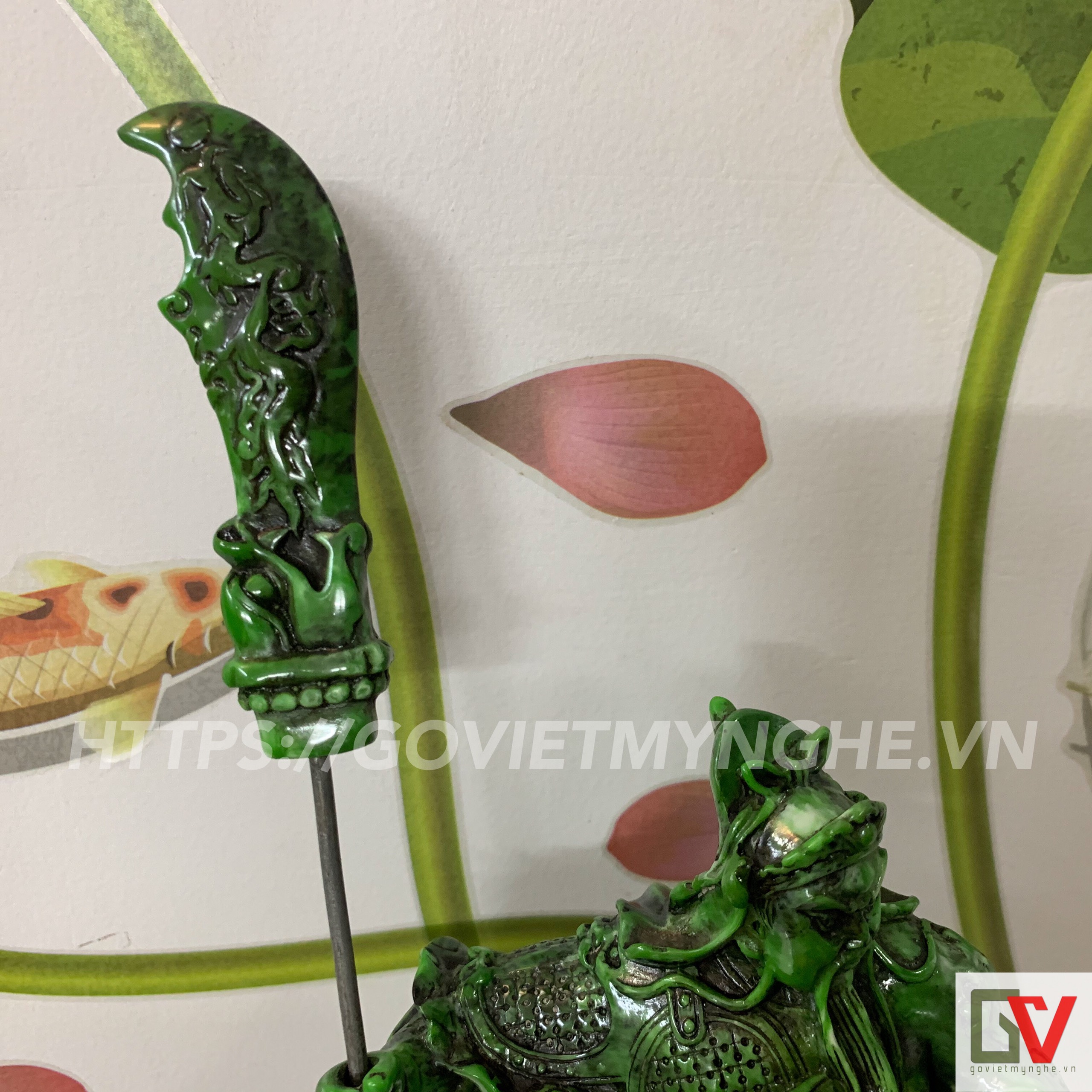 Tượng Đá Đầu Phật Thích Ca - Cao 9cm - Đá Màu