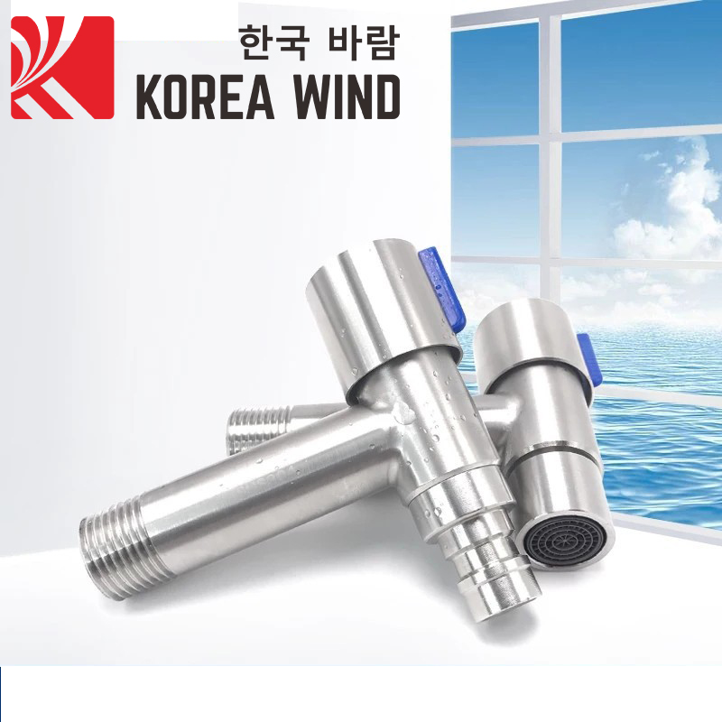 Van khóa nước nóng lạnh Inox 304