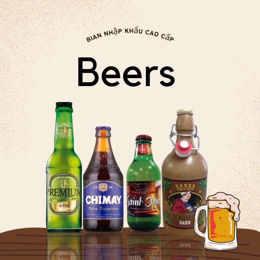 Bia chai Pháp Premium 250ml/thùng 24 chai