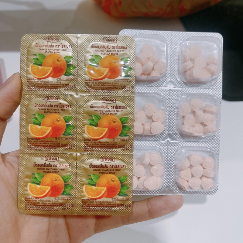 Kẹo cam Vitamin C Thái Lan