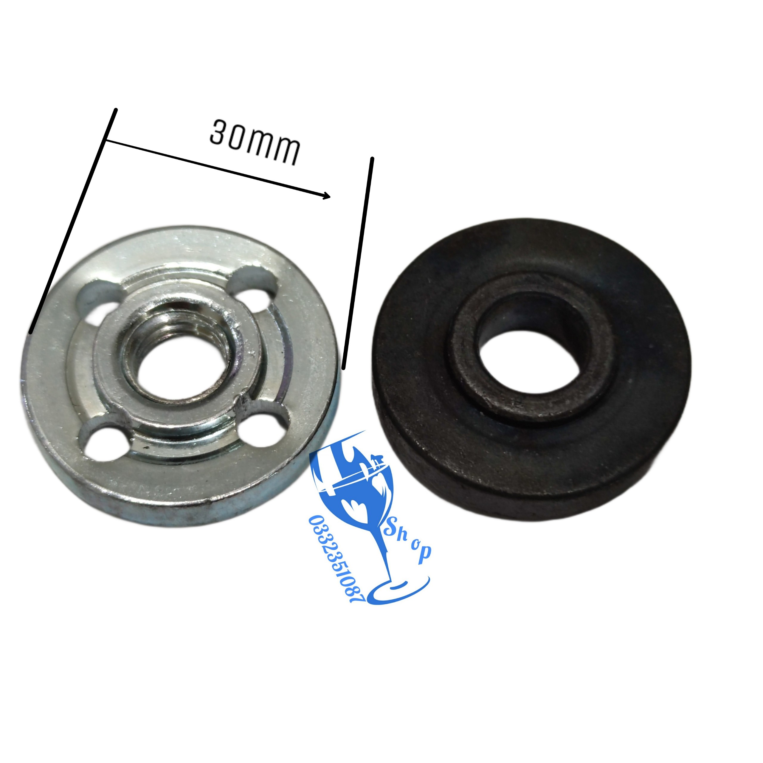 [Có sẵn] [Ảnh thật] 5 bộ đồng tiền kẹp giữ đá máy mài BOSCH, 1 bộ 2 chiếc