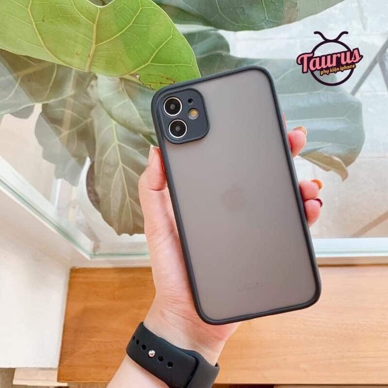 Ốp Lưng Iphone 6, 6s, 6s plus, 7 plus, 8 plus,  Xsmax Lưng Nhám Bảo Vệ Camera