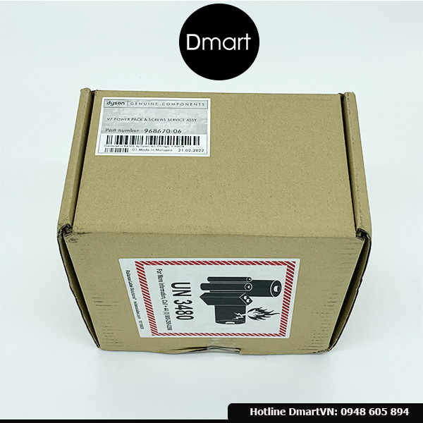 [Dyson V7 Battery] Pin sạc máy hút bụi Dyson V7 chính hãng  - 100% Authentic