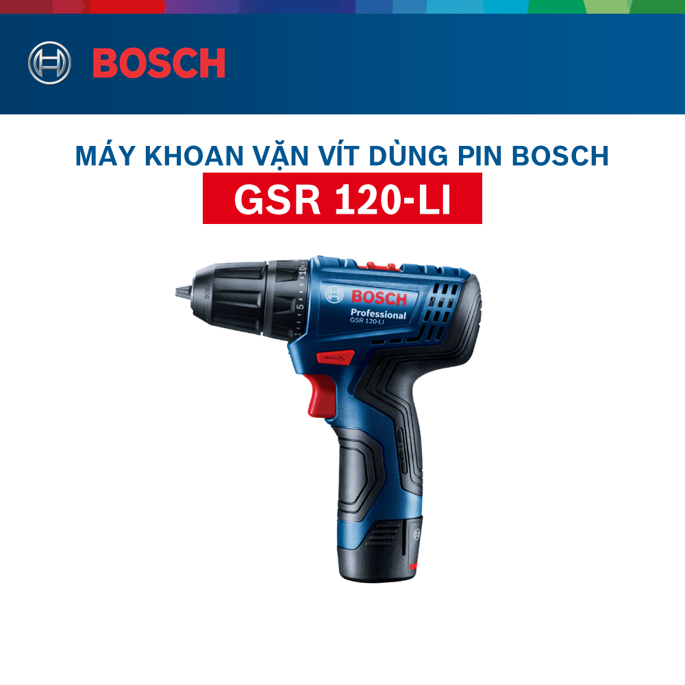 Máy khoan vặn vít dùng pin GSR 120-LI