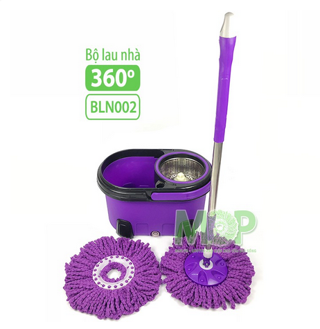 ⛔GIADUNGHOALONG⛔ Bộ lau nhà 360 độ cao cấp (TẶNG 1 BÔNG LAU - LOẠI BẦU DỤC)