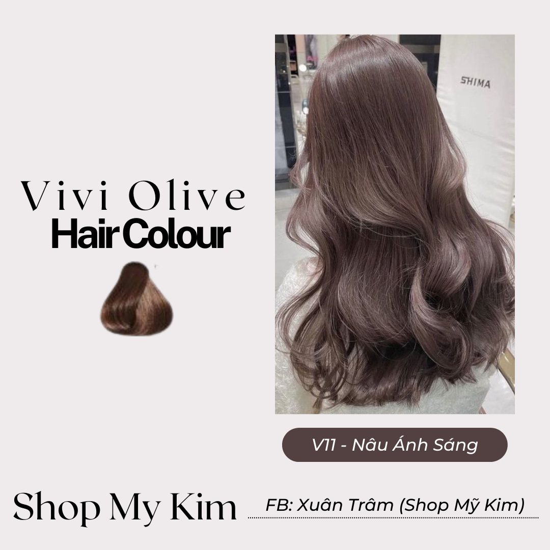 Thuốc Nhuộm Tóc Phủ Bạc Vivi Olive
