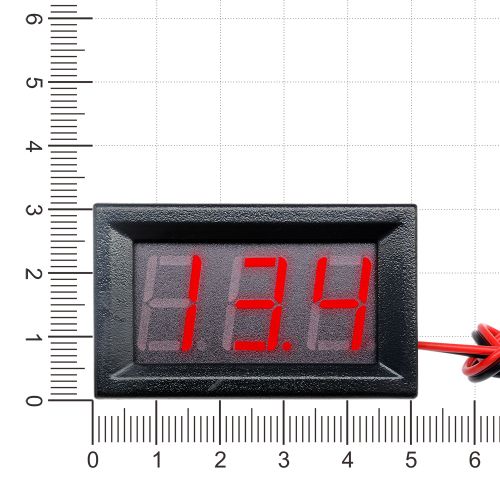 DM 0.56  DC4.5/4.7/5-30V Voltmeter LED Panel Three Digital Display Volt Voltage Meter