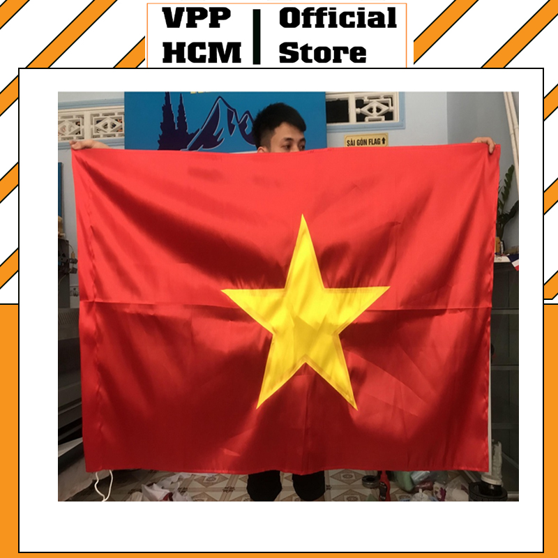 1 cái cờ tổ quốc việt nam 60cm x 80cm ac