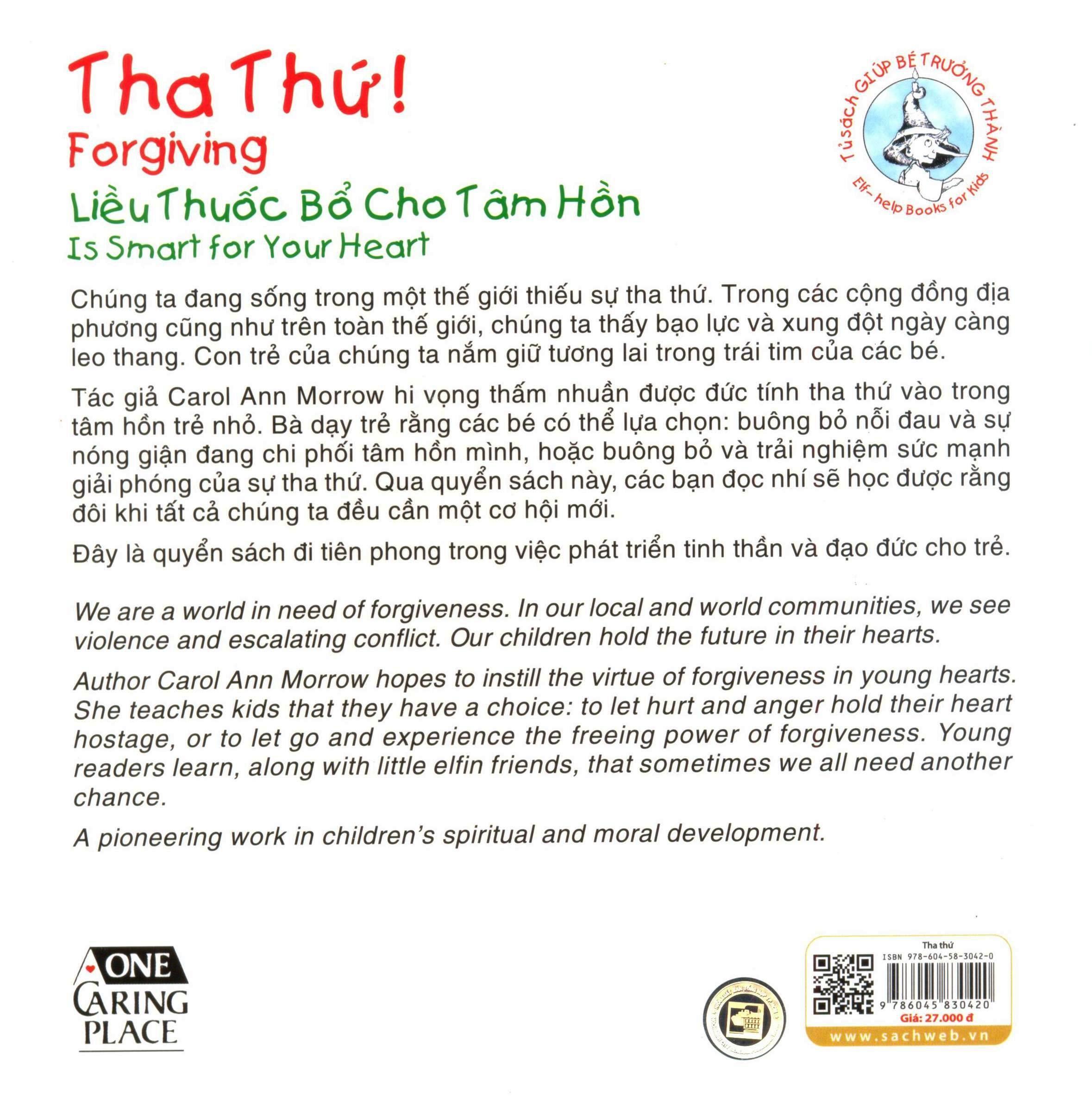 Tủ Sách Giúp Bé Trưởng Thành - Tha Thứ!