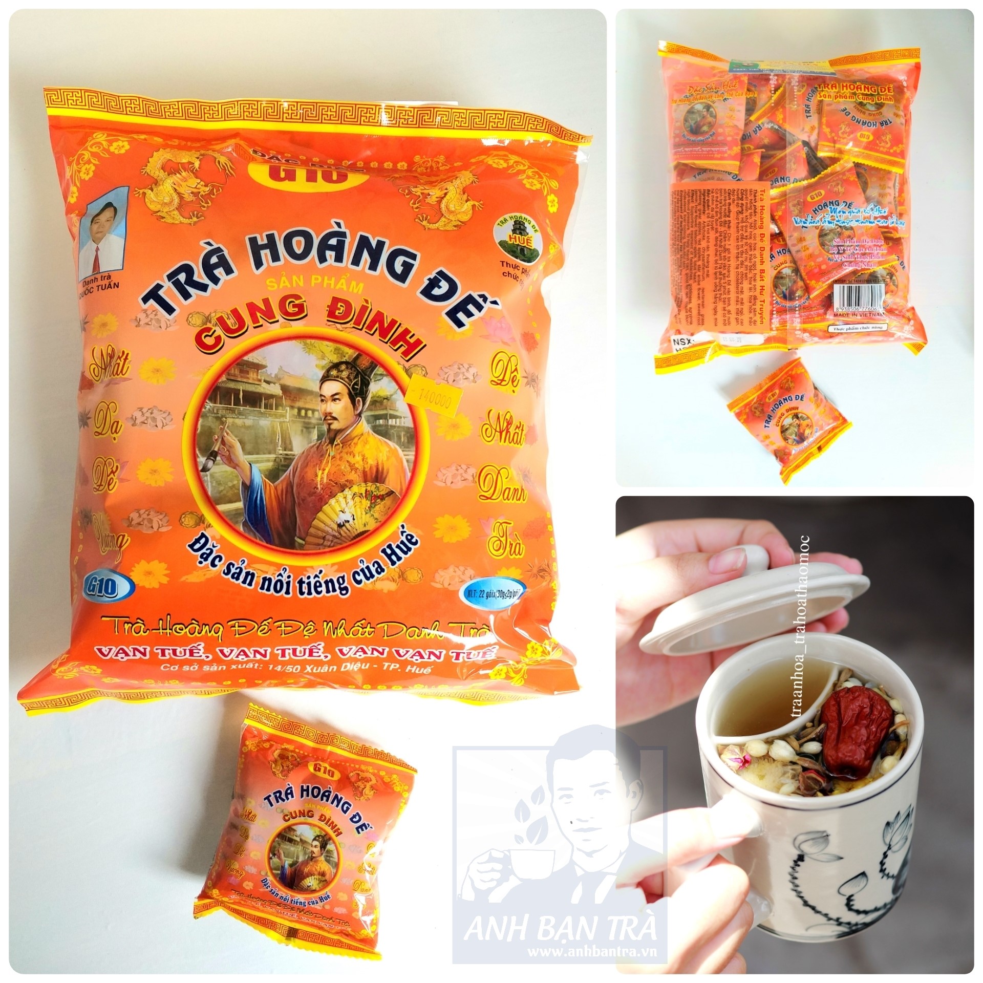 [TIỆN LỢI] Trà Cung Đình HOÀNG ĐẾ G10