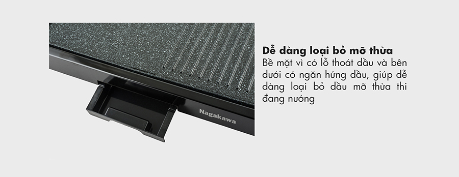 Bếp nướng điện Nagakawa NAG3101 (1650W)