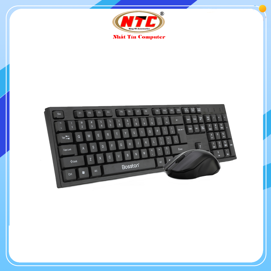 Bộ bàn phím và chuột văn phòng Bosston D5300 có dây - Nhất Tín Computer