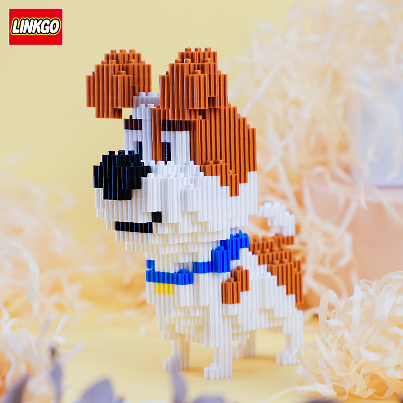 Bộ đồ chơi lắp ráp Đẳng Cấp Thú Cưng - Mô hình 3D LINKGO Nanoblock