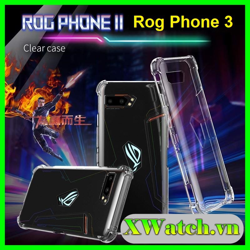 Ốp lưng silicon chống va đập cho Asus ROG Phone 2 / Rog phone 3 cao cấp