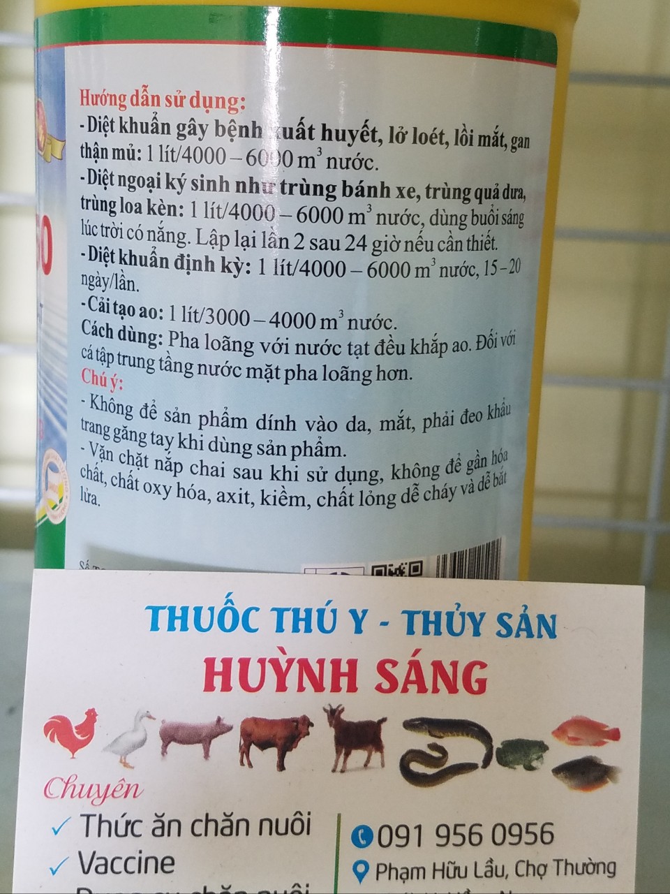 Thuốc CÁ - BIOXIDE 150 - Chai Nhựa 1 Lít  - Cty SanDo