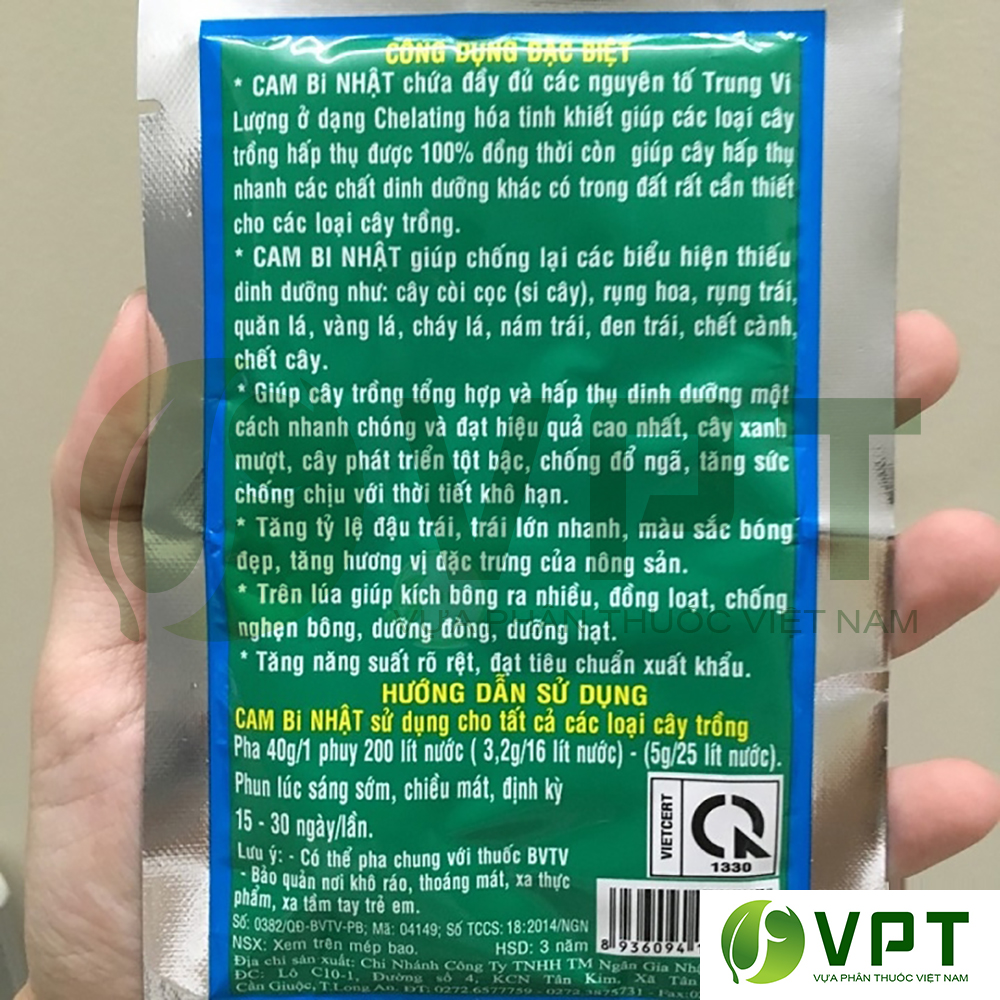 Phân bón lá trung vi lượng Cambi Nhật