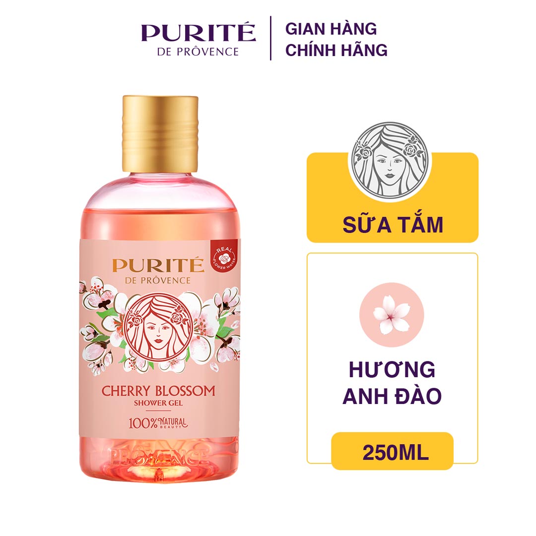 Sữa tắm tinh dầu hoa anh đào purité shower gel 250ml