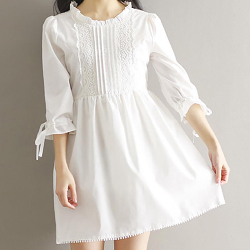 casual white frock designs