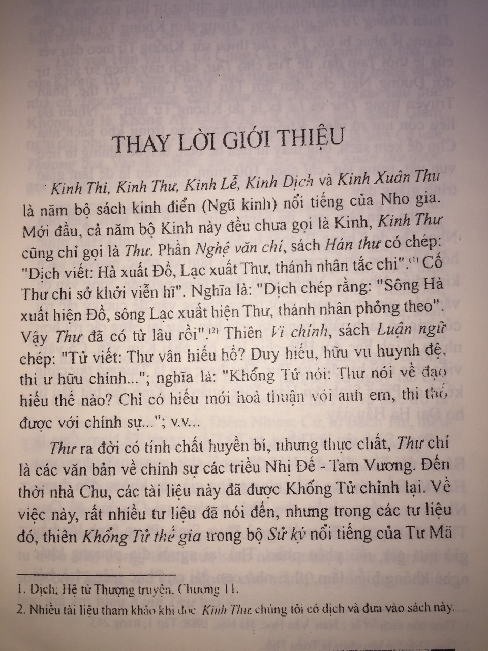 Sách Kinh Thư Khổng Tử
