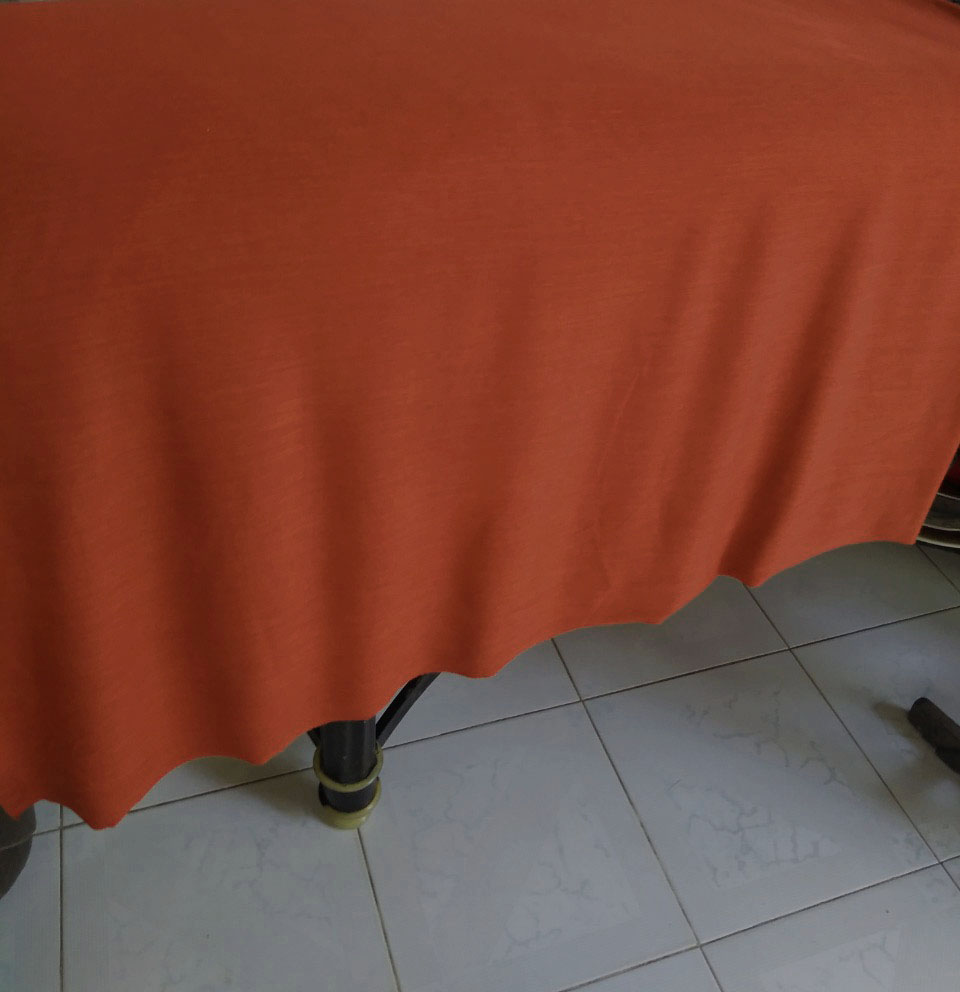 Vải thun gân 2 da mềm mịn may đồ 40K/m (khổ 1.6m)