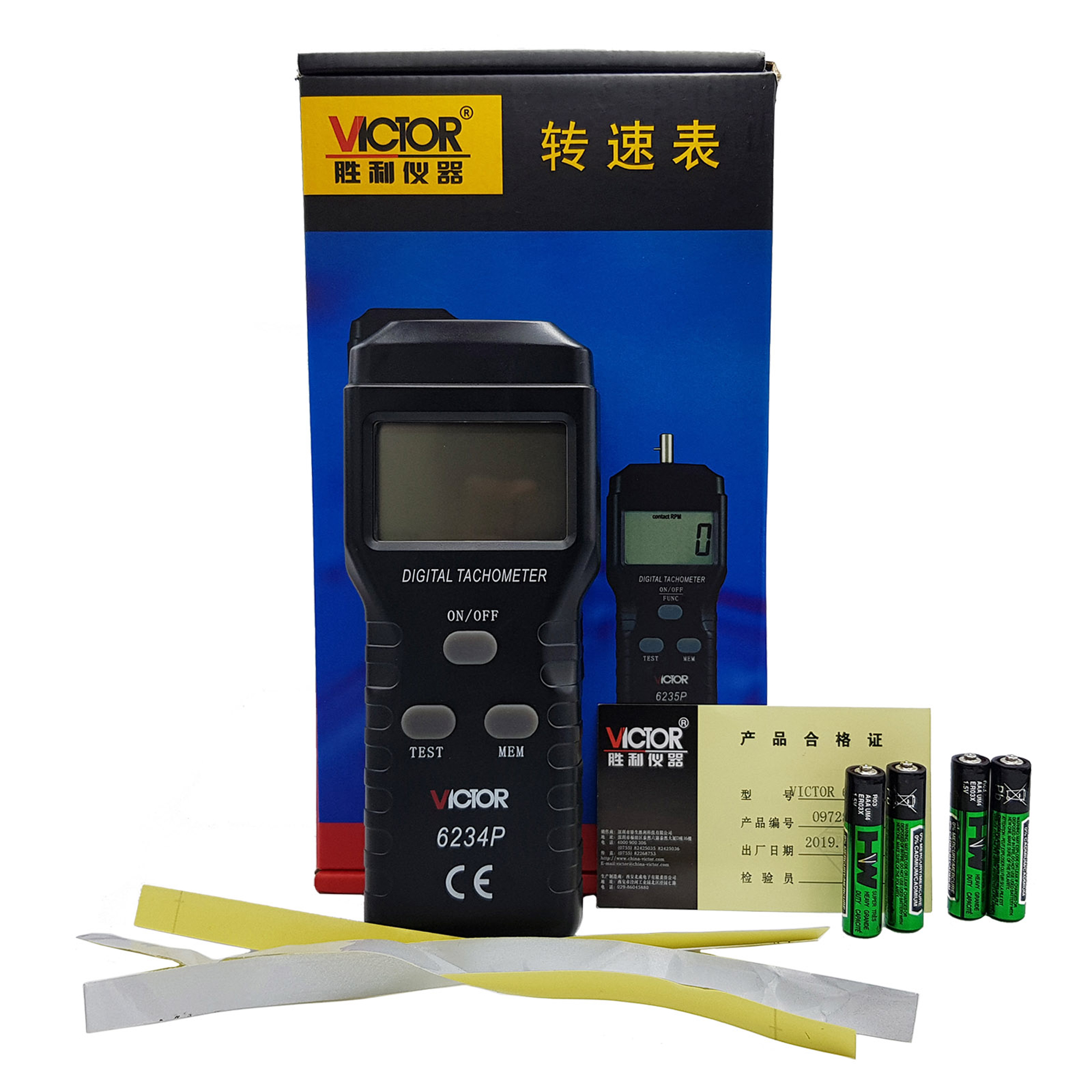 Máy đo tốc độ động cơ Laser VICTOR 6234P ( đo không tiếp xúc )