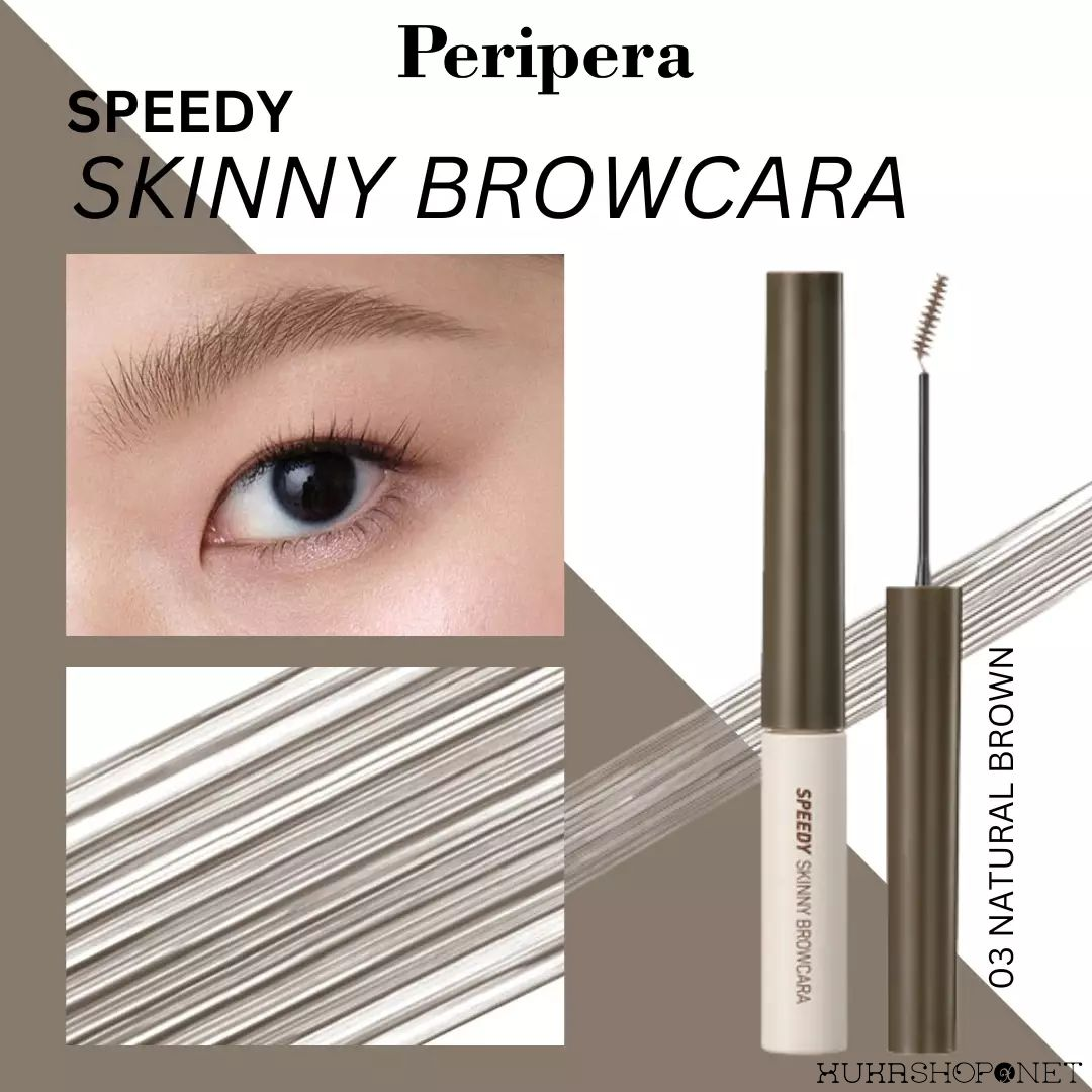 Mascara Lông Mày Peripera Speedy Skinny Browcara Chân Mày Sắc Nét